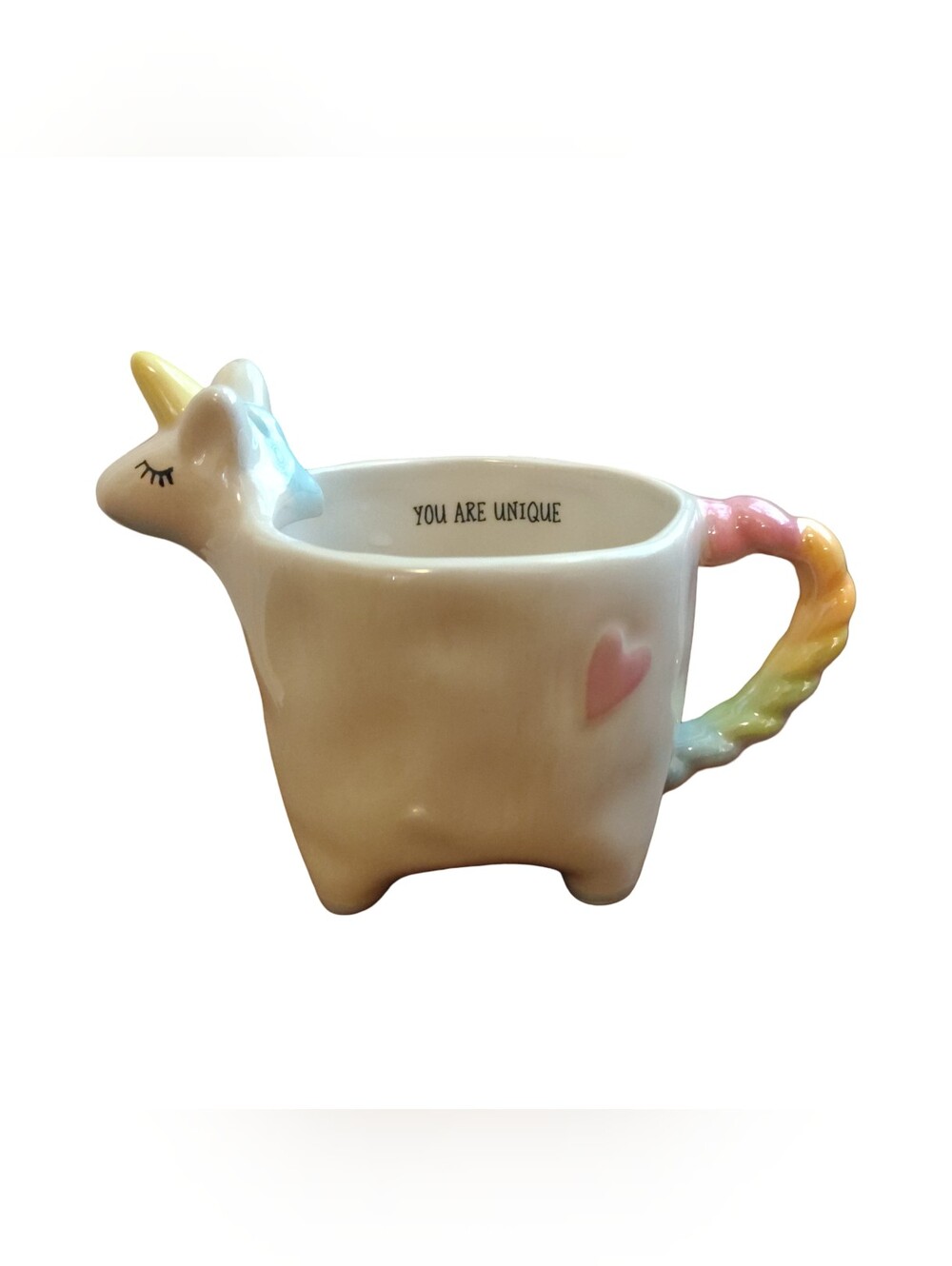The Tag "You Are Unique" Unicorn Mug